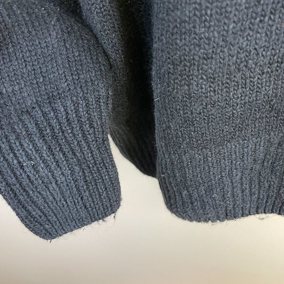 Vintage Angora Silk Sweater Womens 1X Black Old Money Beaded Holiday Party Cozy - Picture 14 of 14